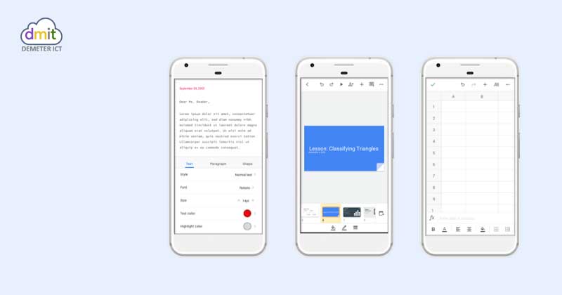 Google Docs, Sheets, และ Slides ปรับโฉมใหม่ เฉพาะระบบ Android