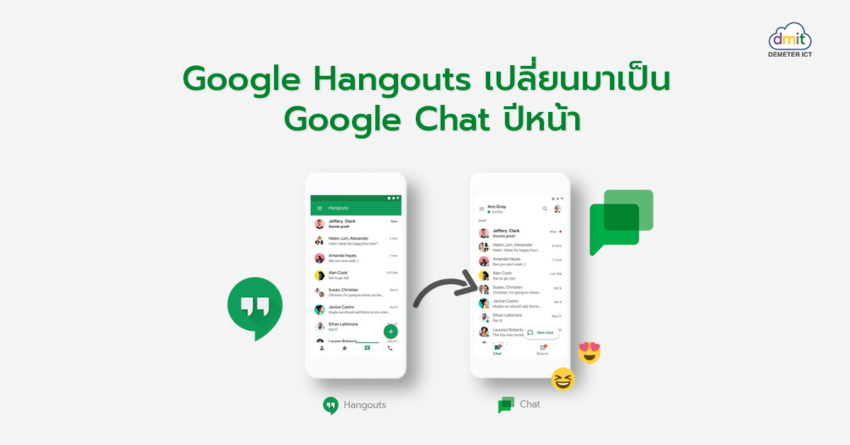 เตรียมโบกมือลา Google Hangouts ปีหน้าเปลี่ยนมาเป็น Google Chat
