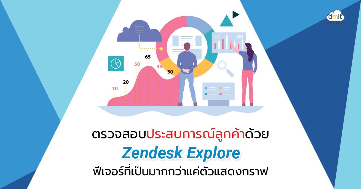 ตรวจสอบประสบการณ์ลูกค้าด้วย Zendesk Explore ฟีเจอร์ที่เป็นมากกว่าแค่ตัวแสดงกราฟ