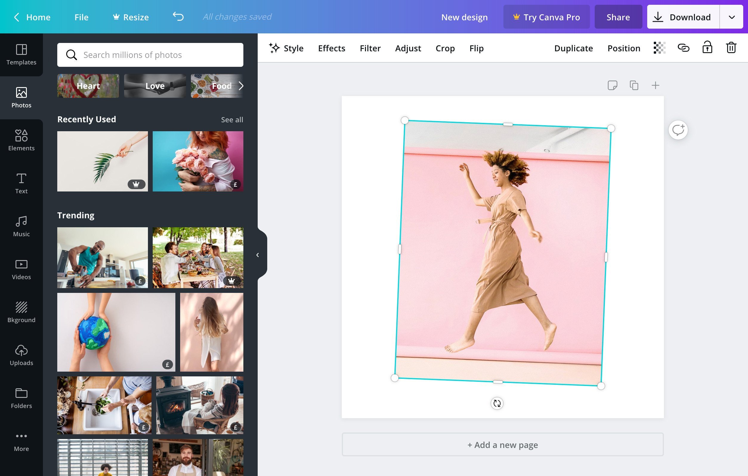 เทคนิคการออกแบบในแอพ Canva