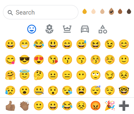 emoji google chat