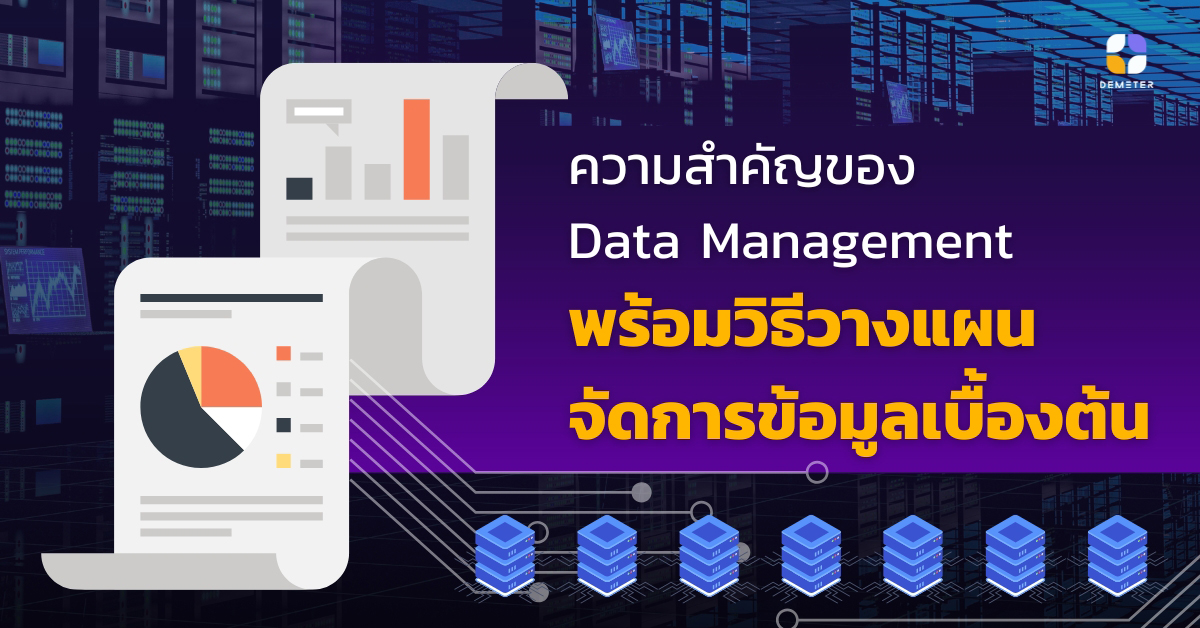 ความสำคัญของ Data Management พร้อมวิธีวางแผนจัดการข้อมูลเบื้องต้น