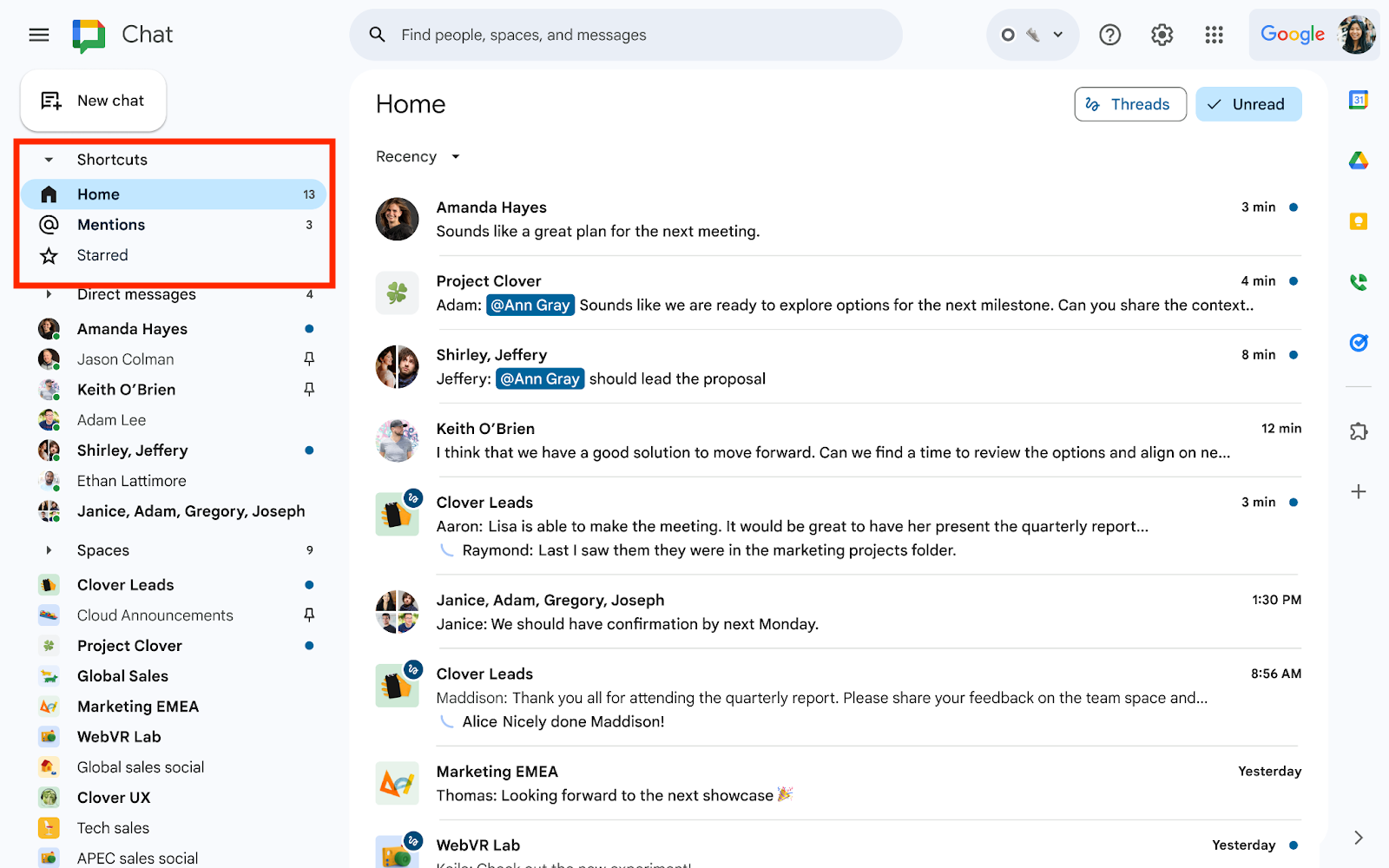 6 อัปเดตกับ Google Chat ฟีเจอร์ใหม่น่าสนใจเพียบ - DEMETER ICT
