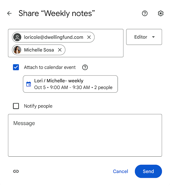 2 วิธีแชร์ไฟล์ไปยังผู้เข้าร่วมการประชุมใน Google Calendar3