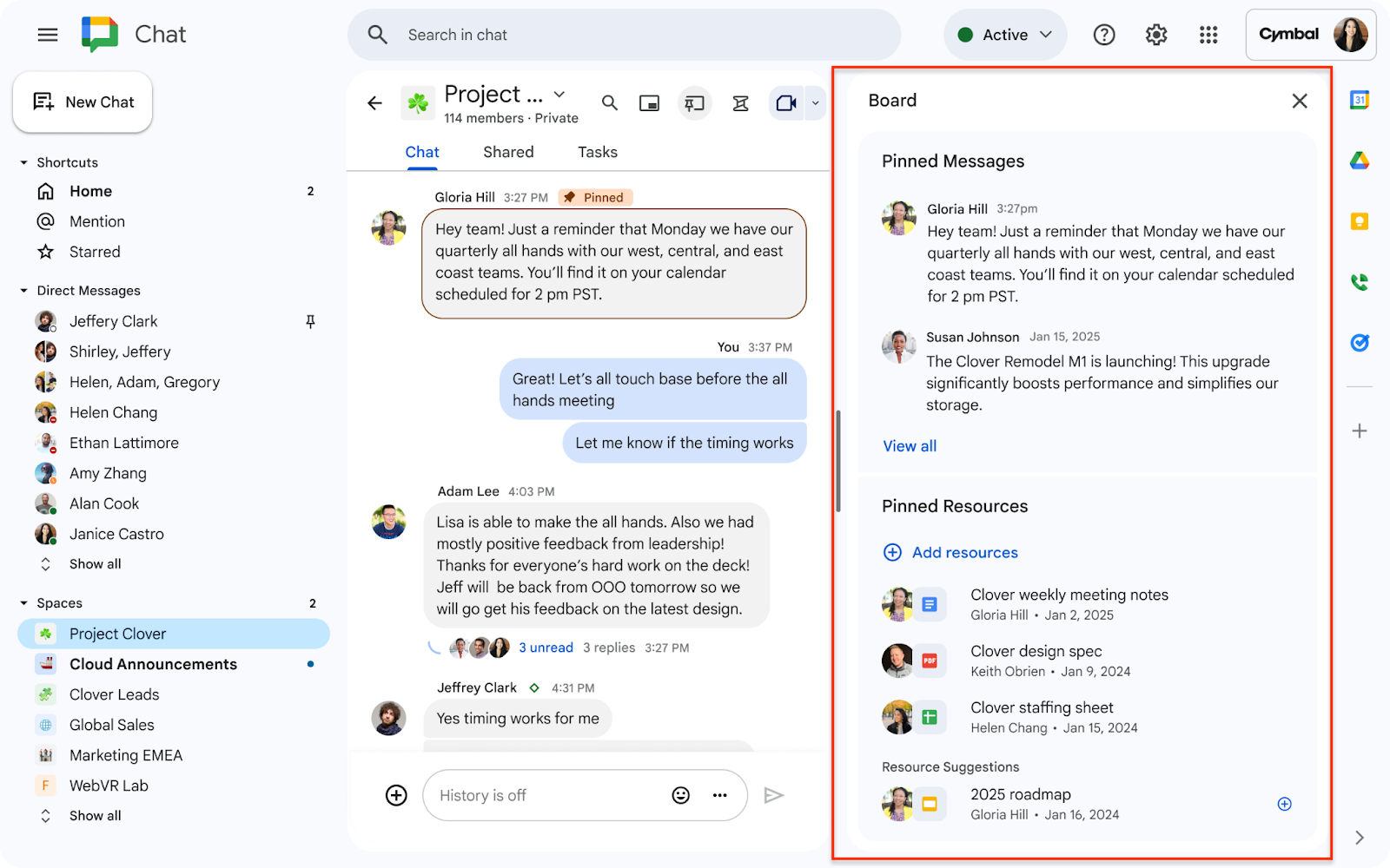 Ict Chat มาปักหมุดข้อมูลสำคัญที่ทีมต้องทราบ บน “บอร์ด” ใน Google Chat กันเถอะ ...