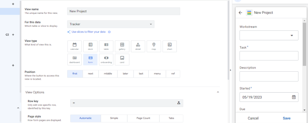 Step5 View Setting Step5 View Setting
